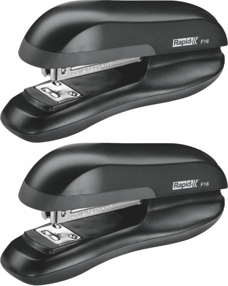 2x Zszywacz Rapid F16, do 30 kartek, czarny