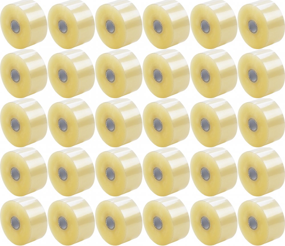 36x Taśma pakowa Dalpo, Premium Tape, kauczuk, 48mmx135m, transparentny