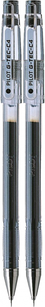 2x Cienkopis Pilot, G-Tec C4, 0.4mm, czarny