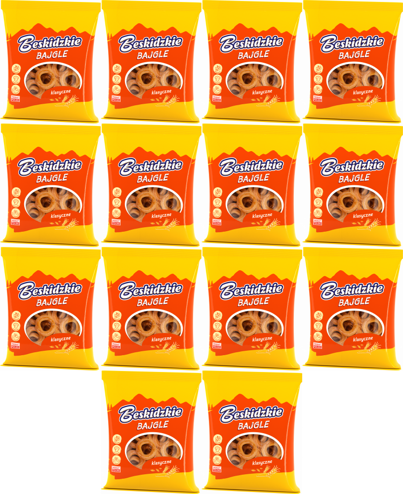 14x Beskidzkie Bajgle Aksam, klasyczne, 200g