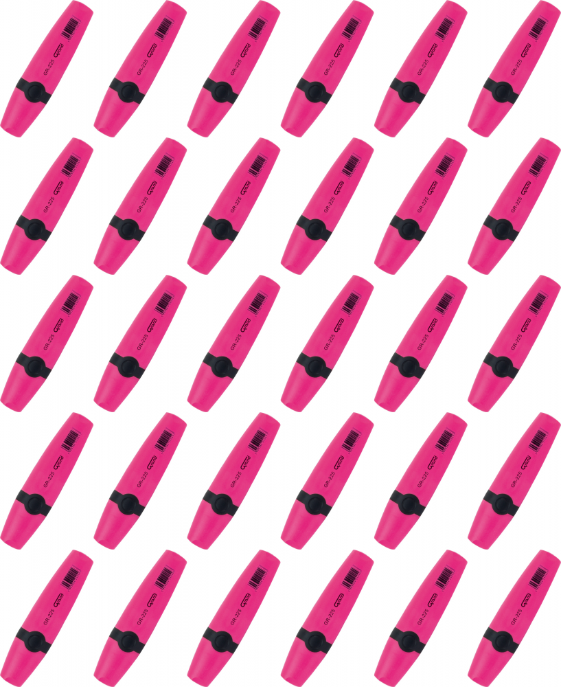48x Zakreślacz Grand, GR-225, ścięta, różowy