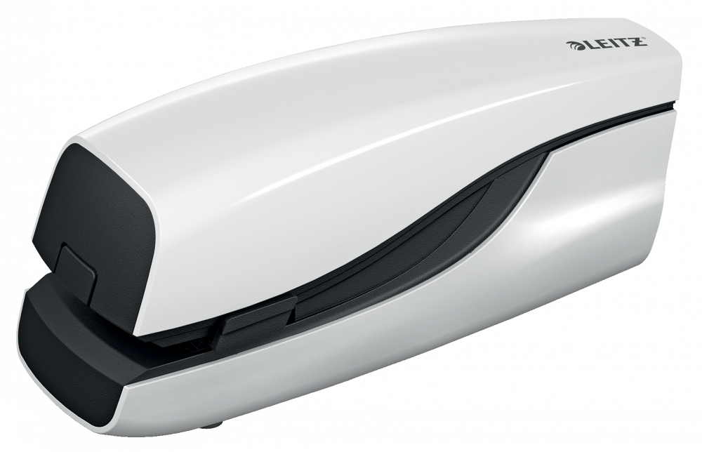 Zszywacz elektryczny Leitz NeXXt, do 20 kartek, do zszywania płaskiego, biały