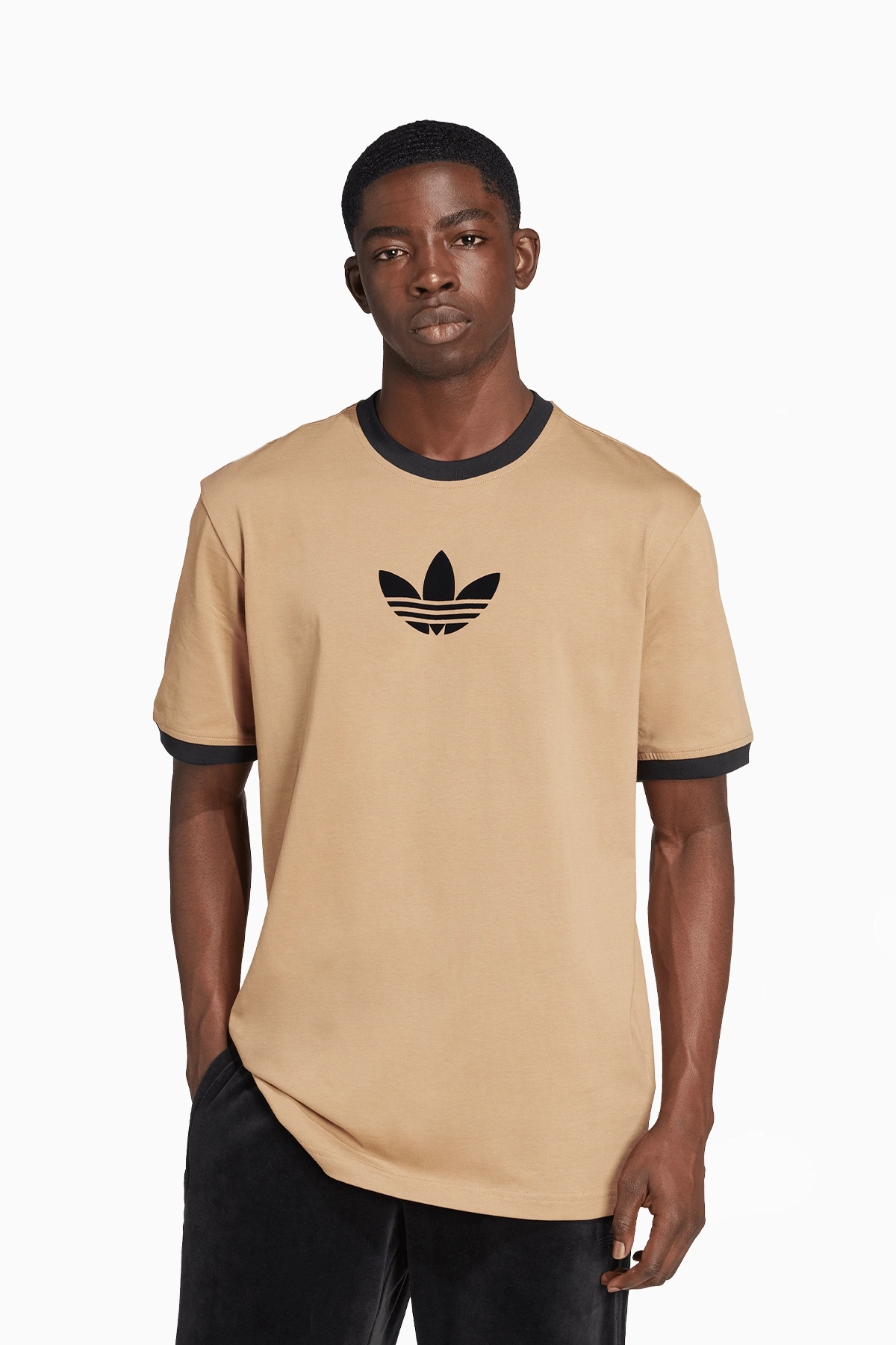Koszulka adidas Oversize Tee - Beżowy