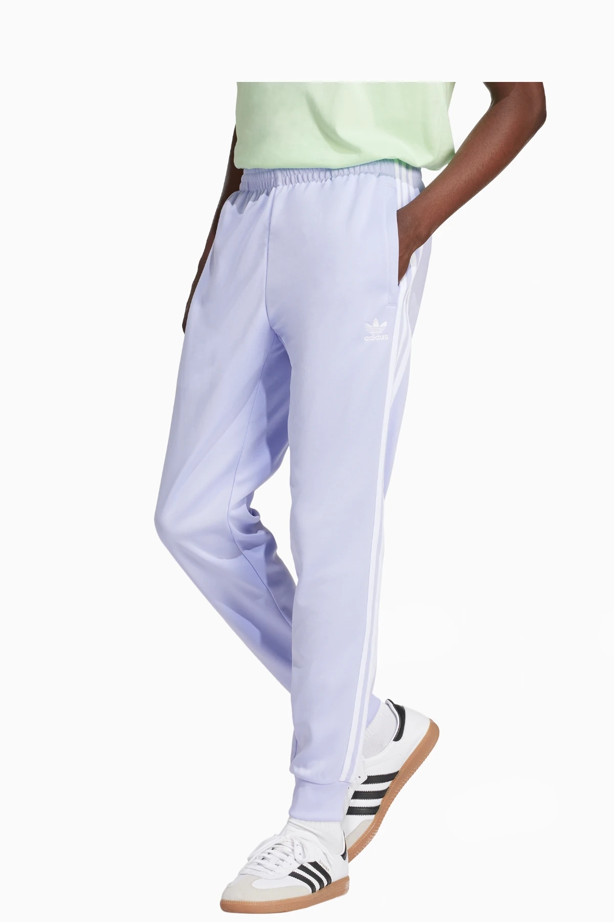 Spodnie adidas Adicolor Classics SST Track - Fioletowy