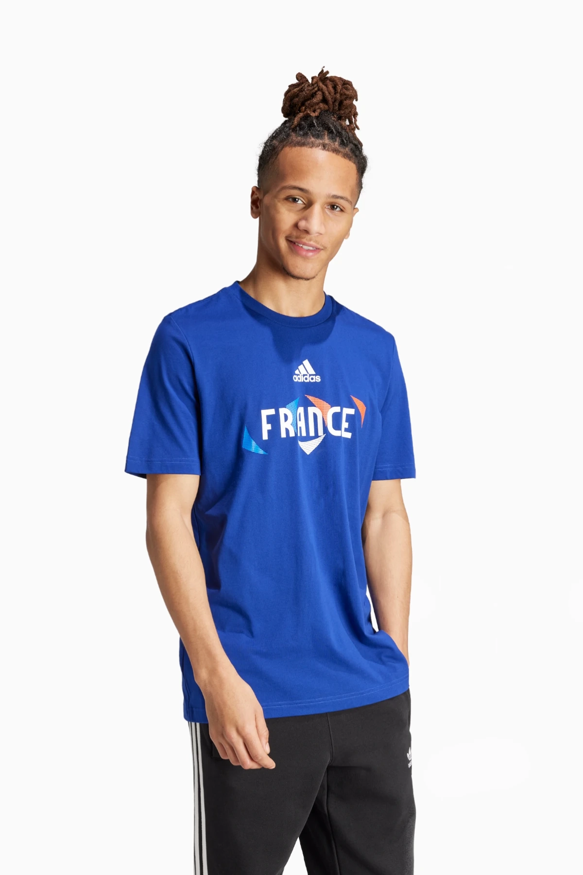 Koszulka Reprezentacji Francji adidas Tee - Niebieski