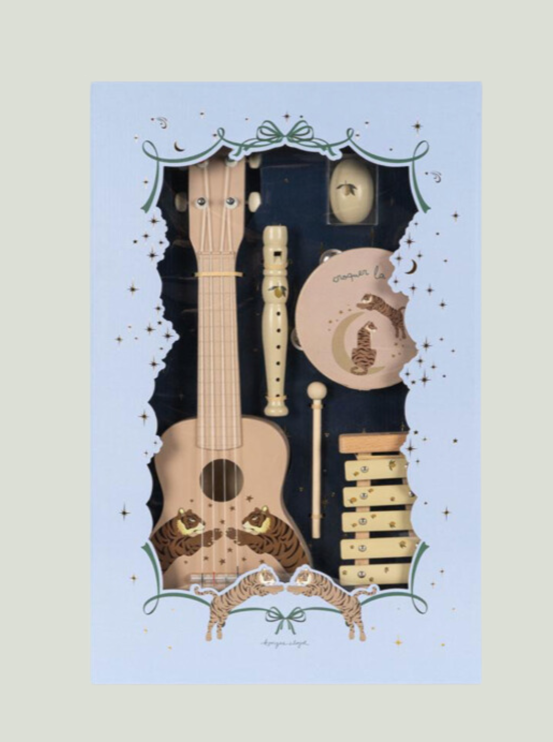 DREWNIANY ZESTAW MUZYCZNY all i wish for Tiger sand Konges Sløjd