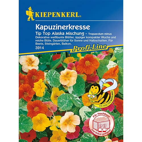 1 szt, Kapuzinerkresse Top Alaska - Samen: Ilość w opakowaniu: 1 Stück