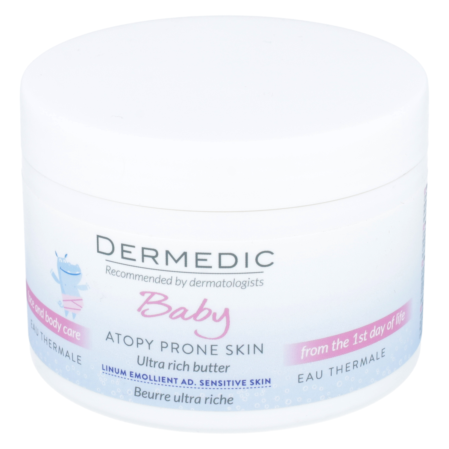 Dermedic emolient linum baby - masło intensywnie natłuszczające do twarzy i ciała, 225 g