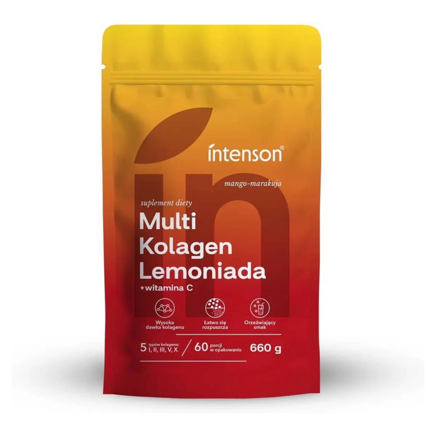 Intenson multi kolagen mango-marakuja, 660 g