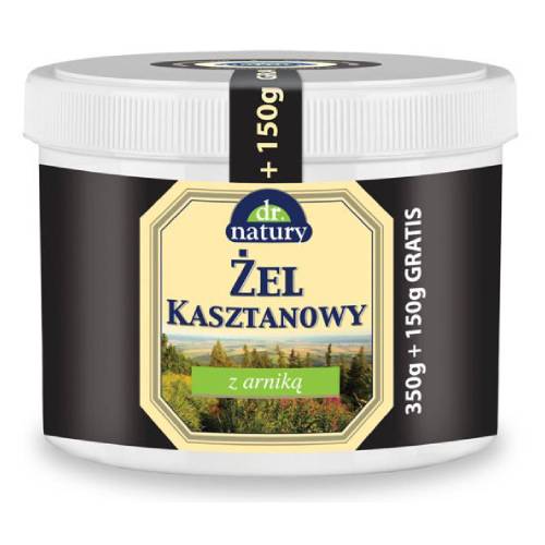 Dr. natury - żel kasztanowy z arniką, 350 g + 150 g gratis