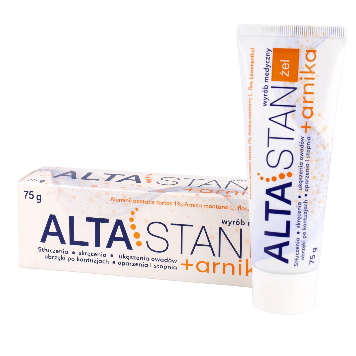 Zdrowe korzyści altastan + arnika, żel, 75 g