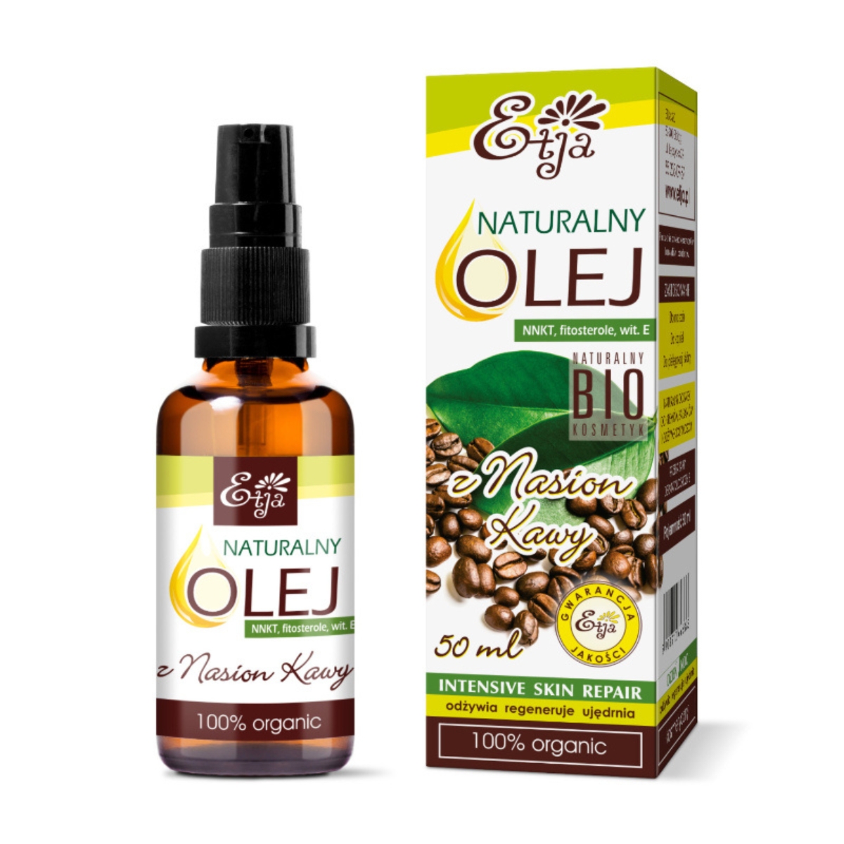 Etja - naturalny bio olejek eteryczny z nasion kawy, 50 ml