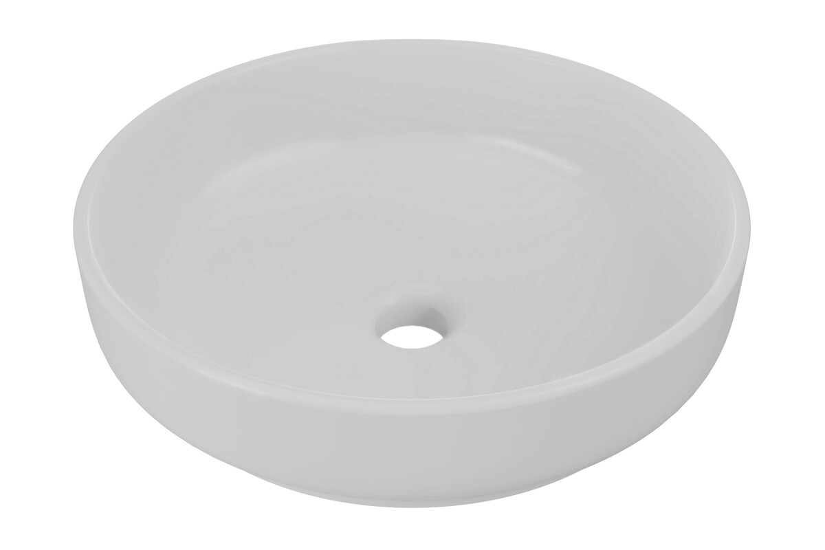 Comad River 1 umywalka 40x40 cm okrągła nablatowa szary mat RIVER 1 CONCRETE GREY MATT UN 40 ( E-6595 )