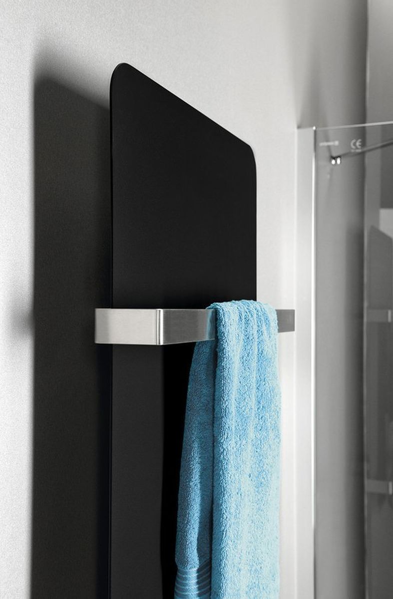 Sapho Tabella grzejnik łazienkowy dekoracyjny 159x37 cm czarny MI1539