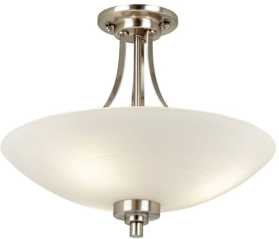 Endon Welles lampa podsufitowa 3x60W srebrna/biała WELLES-3SC