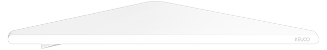 Keuco Aveno półka narożna 24,6 cm biały mat 14657510000