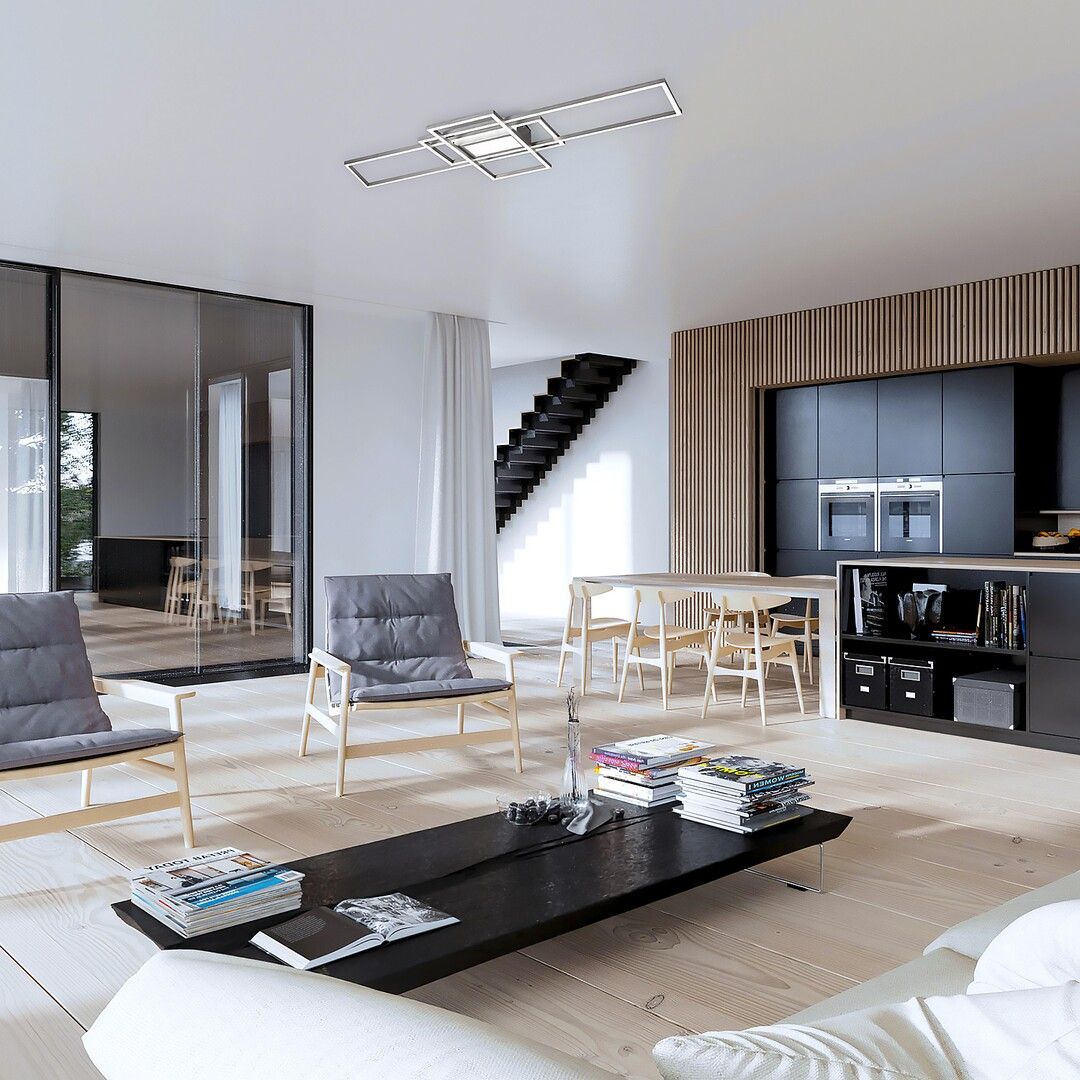 Rabalux Thabita lampa podsufitowa 1x54W LED biały/chrom satyna 6869