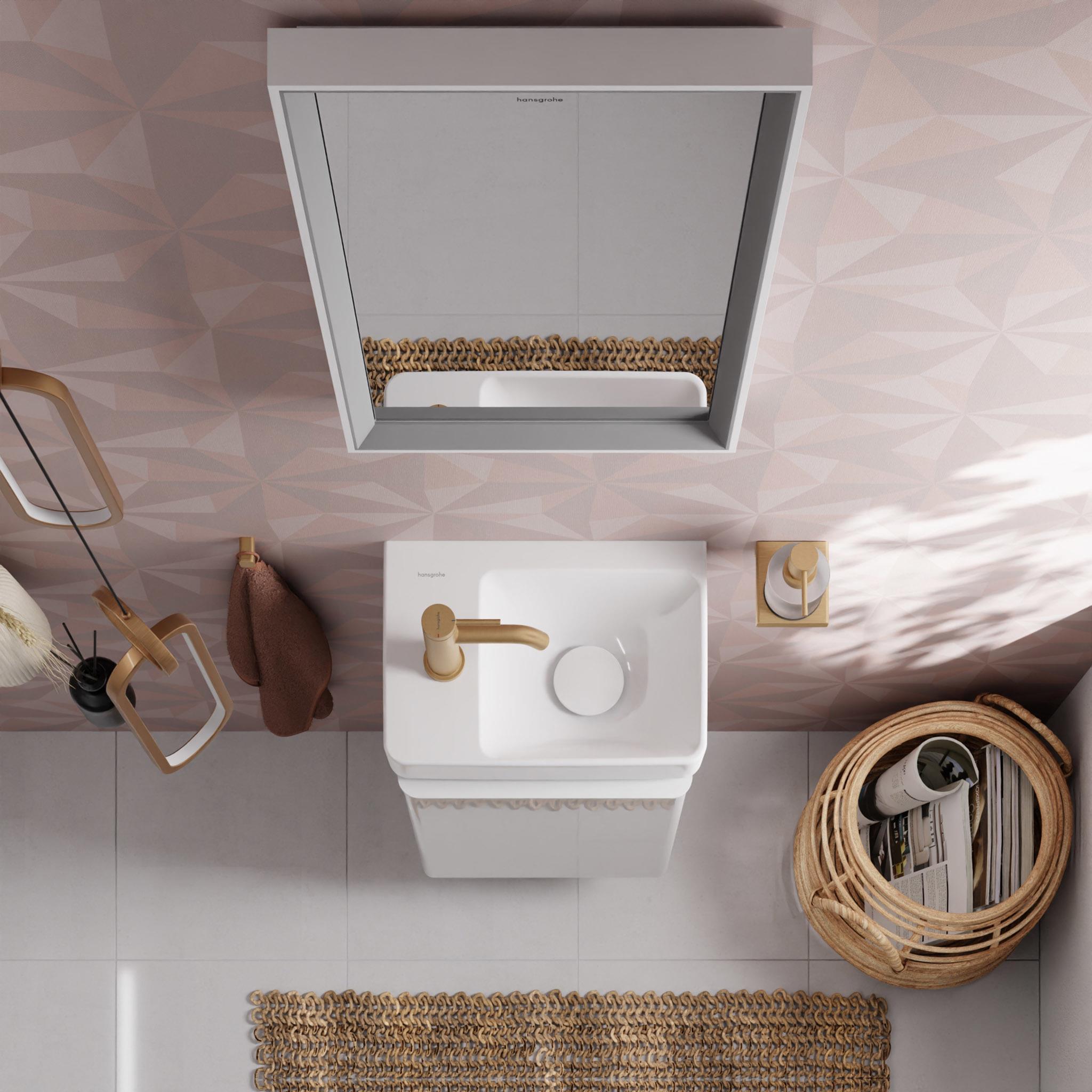 Hansgrohe Xelu Q umywalka 36x25 cm ścienna prostokątna lewa SmartClean biały 61085450