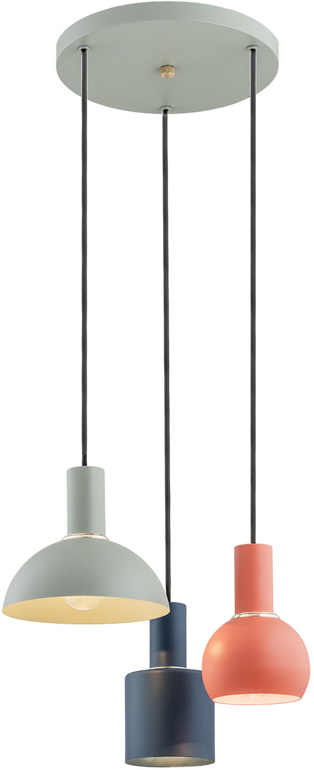 Argon Sines lampa wisząca 3x15 W czarna 1479