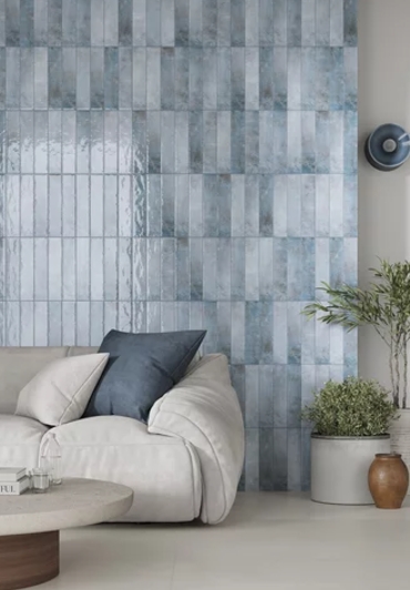 Paradyż Monpelli płytka ścienna 29,8x6,5 cm niebieska