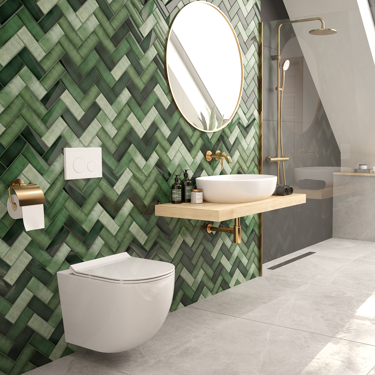 Oltens Hervik syfon umywalkowy mosiężny okrągły złoty połysk 02600800 - Wysyłka w 24h