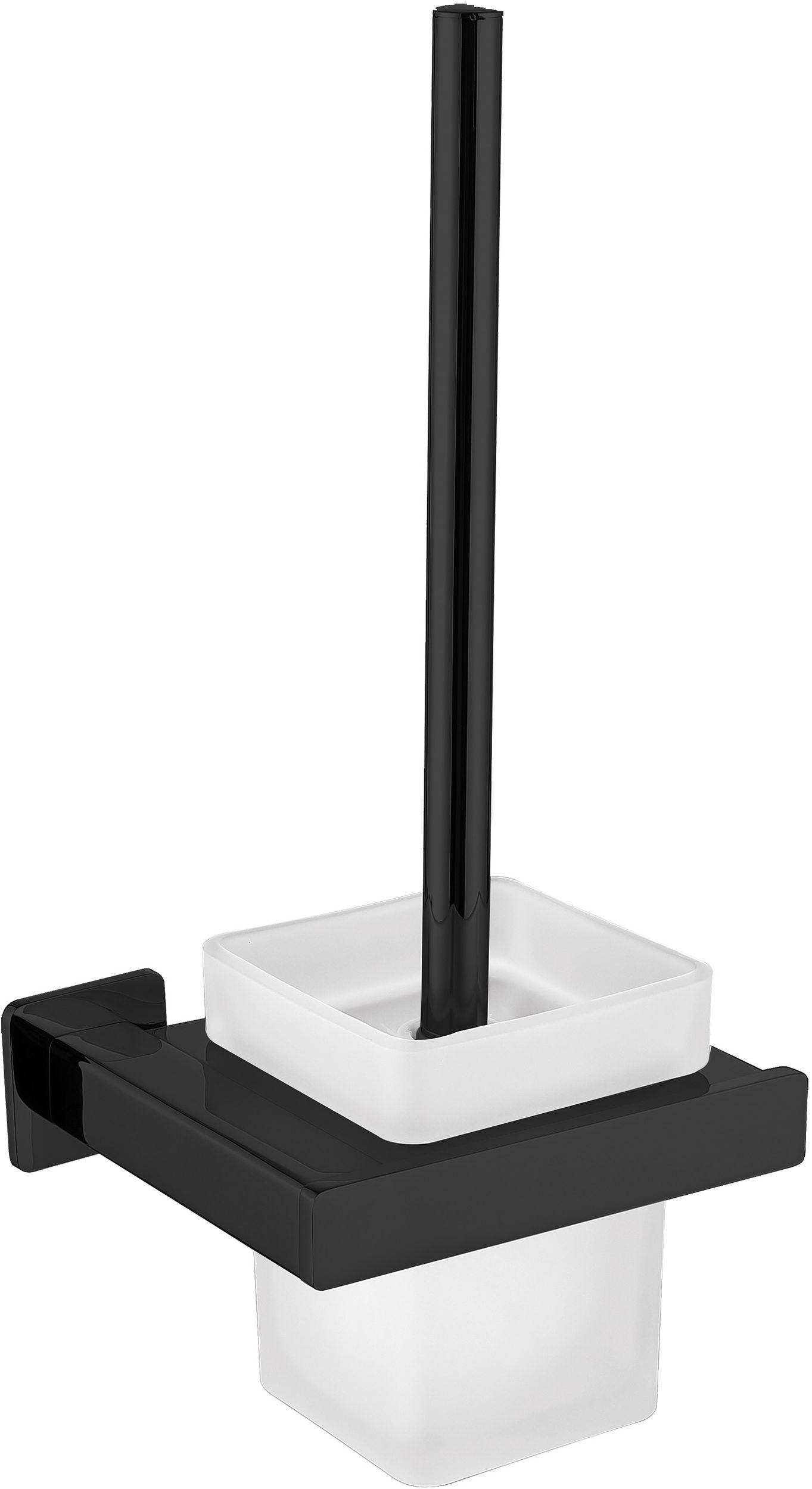 Omnires Nelson szczotka toaletowa wisząca czarny mat NL80620BL - Wysyłka w 24h