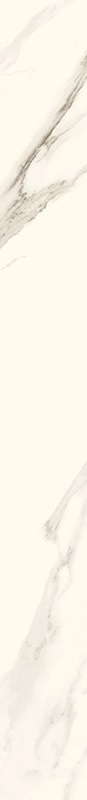 Paradyż Calacatta cokół podłogowy 9,8x89,8 cm biały mat