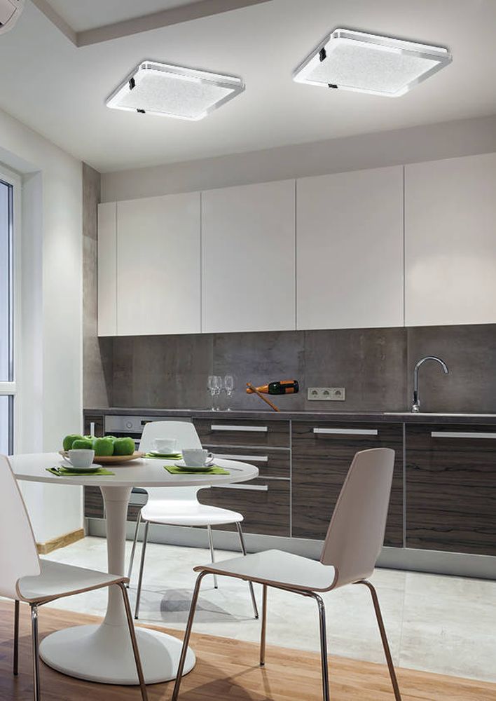 Candellux Nexit plafon 1x18W LED chrom 10-66794