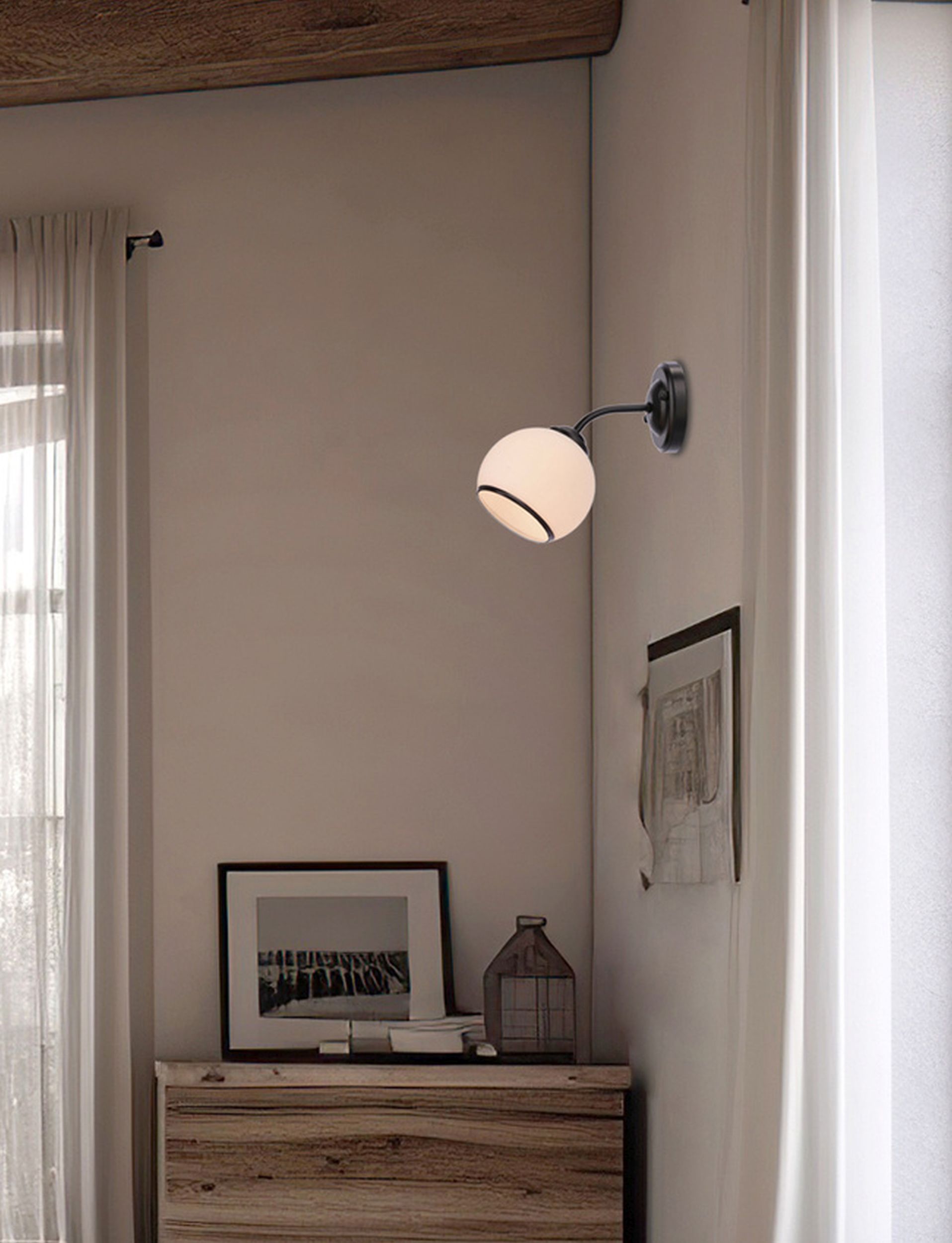 Candellux Marinen kinkiet 1x40 W biały 21-26545