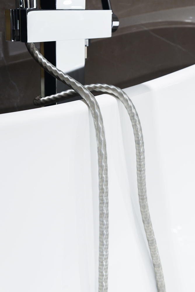 AWD Interior wąż prysznicowy 150 cm srebrny AWD02221643