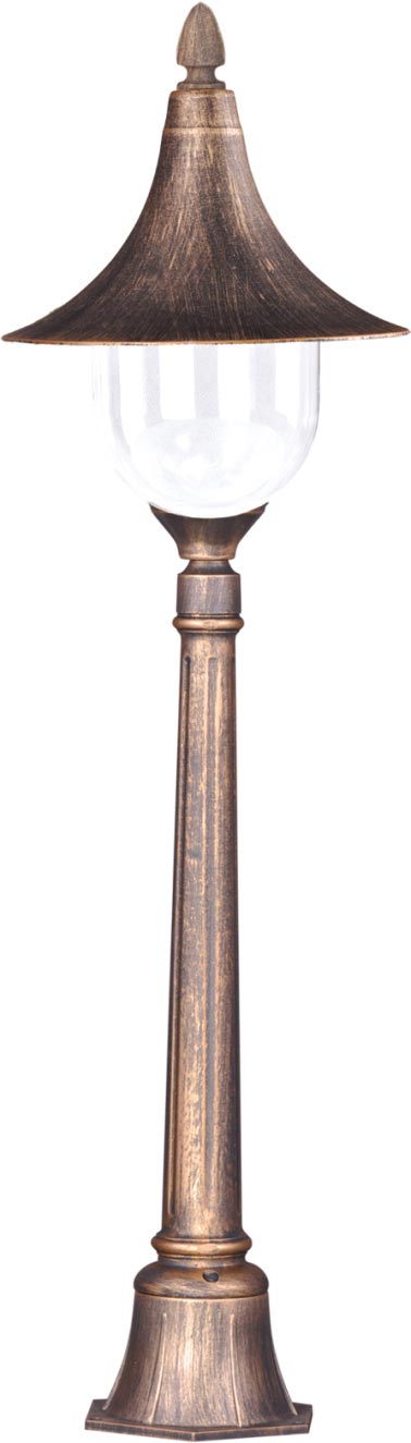 Kaja Boston lampa stojąca zewnętrzna 1x60W czarna/złota K-8129CZARNY/ZŁOTY