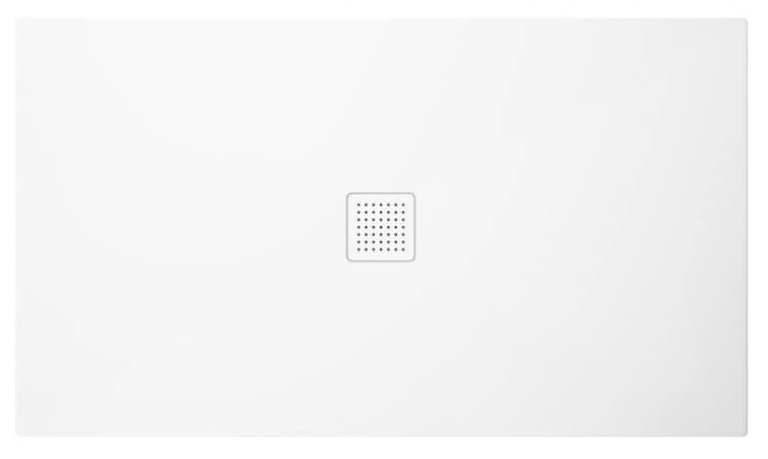 Polimat Perfetto brodzik 160x80 cm prostokątny biały mat 00466