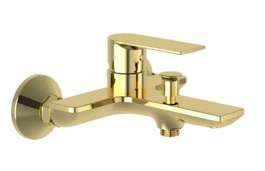 Excellent Glad bateria wannowo-prysznicowa ścienna złoty połysk ARNL.1105GL