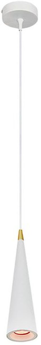 GTV Evi lampa wisząca 1x40 W biała OS-EVI-GU10-00-DEC