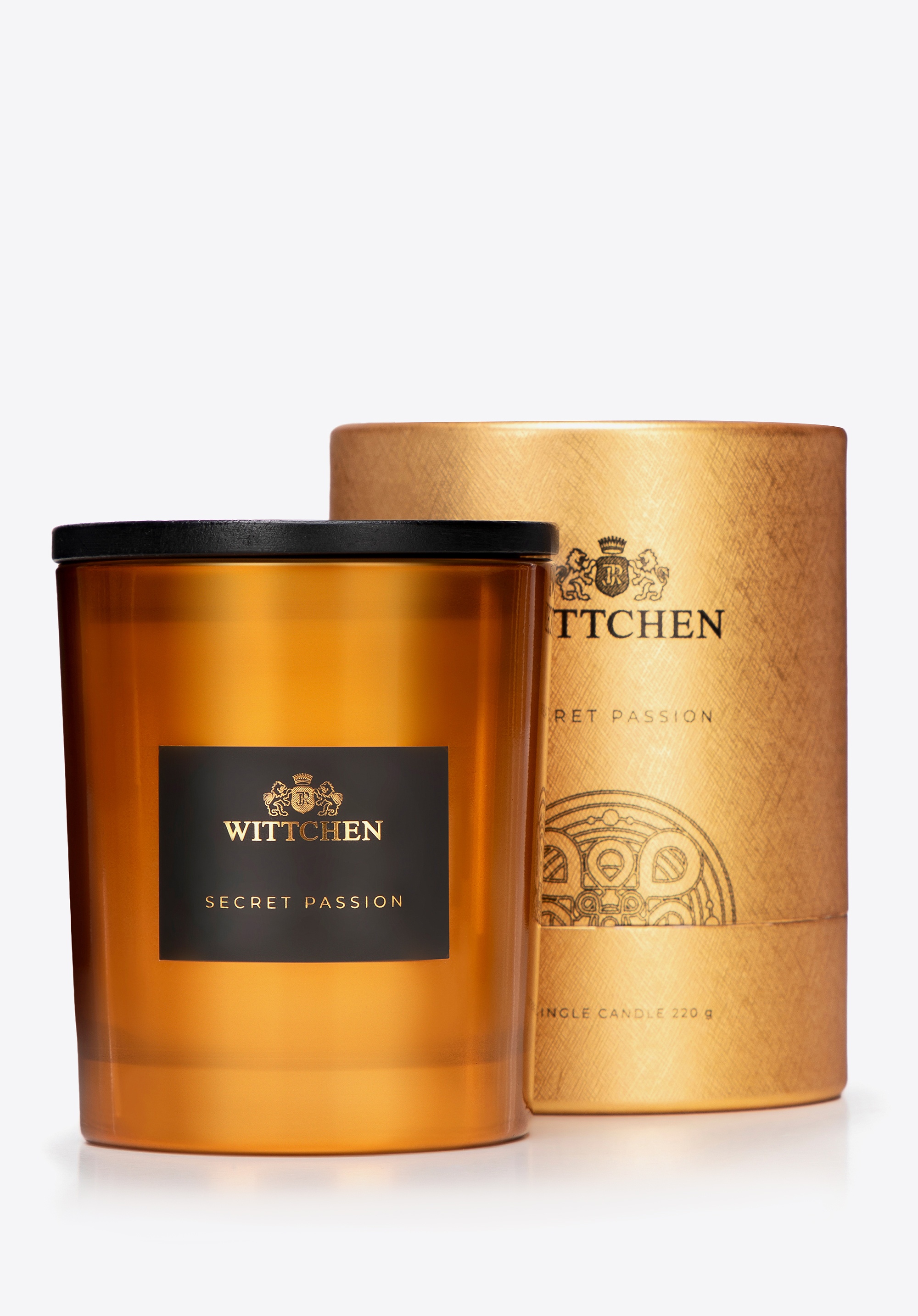 Świeca sojowa z bawełnianym knotem mała Secret Passion