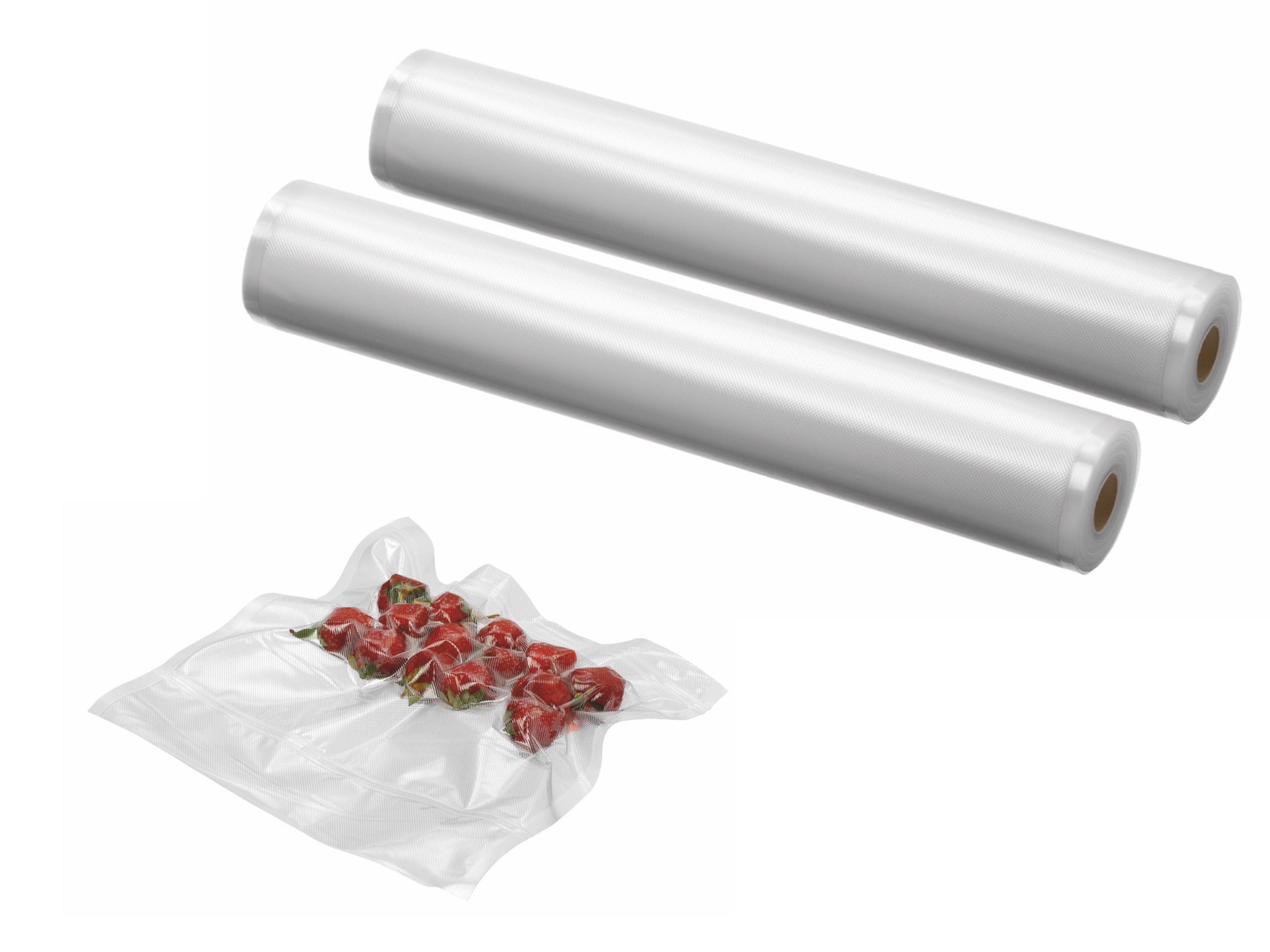 Zestaw 2 rolek folii moletowanej 40cm x 6m do pakowarek