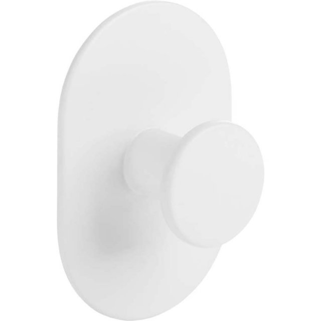 LAVEO Wieszak pojedynczy MIRI biały ALM_611S