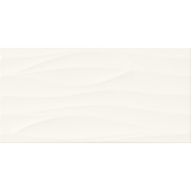 Płytka ścienna TOUCH ME white waves structure satin 29,8x59,8 gat. I