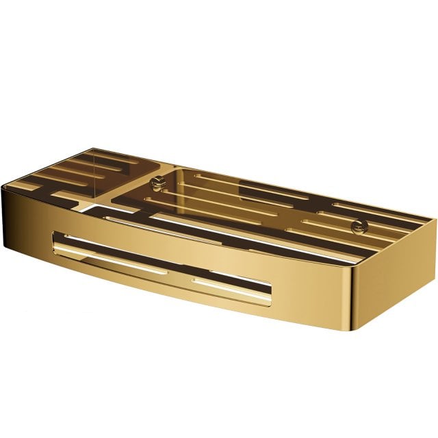 OMNIRES Koszyk prysznicowy UNI 30x5x13 złoty połysk UN10331GL