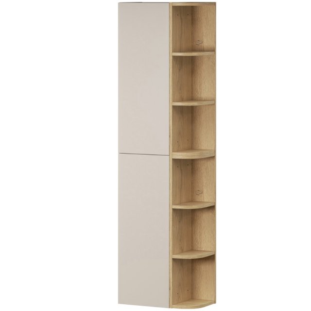 COMAD Zestaw mebli DALIA CASHMERE 2 półsłupki 30 cm, 2 regały CREMONA