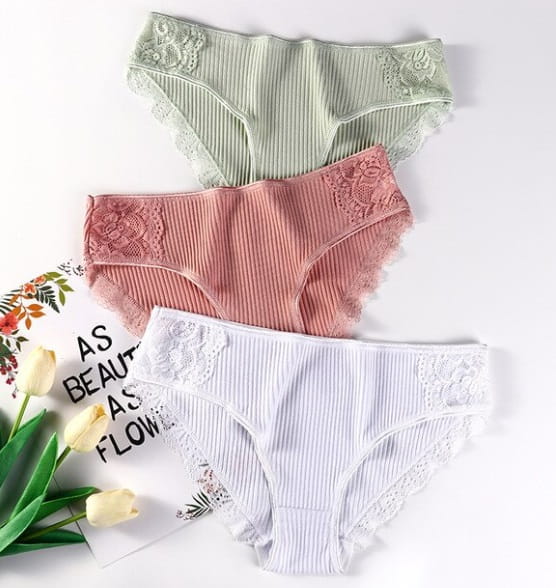 Zestaw 3 par majtek Przyjazne dla skóry 05