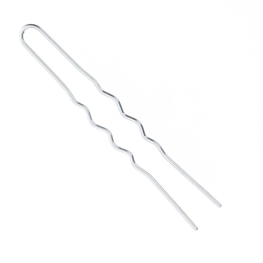 Szpilki kokówki do włosów srebrne 6,5cm 20 szt