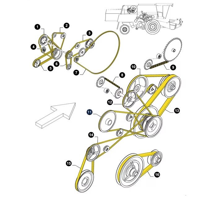 Pas New Holland 89817439 1315226C1 CNH