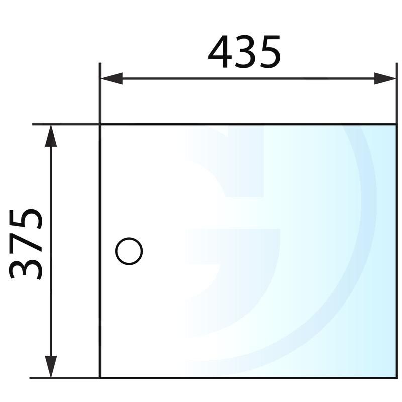Szyba tylna dolna Fendt Favorit 600 F281507220011