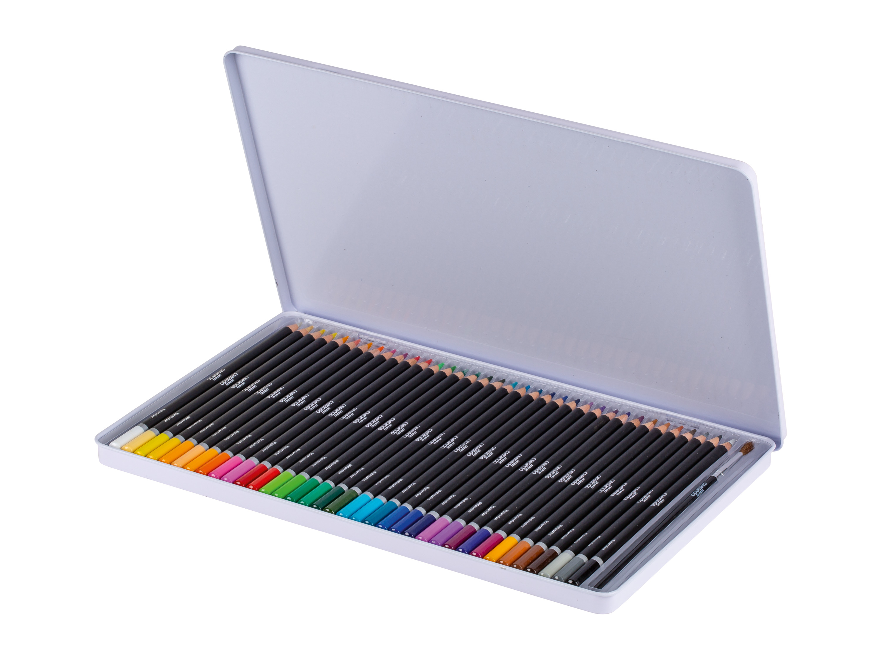 crelando Kredki artystyczne lub akwarelowe, w metalowym pudełku Kredki akwarelowe