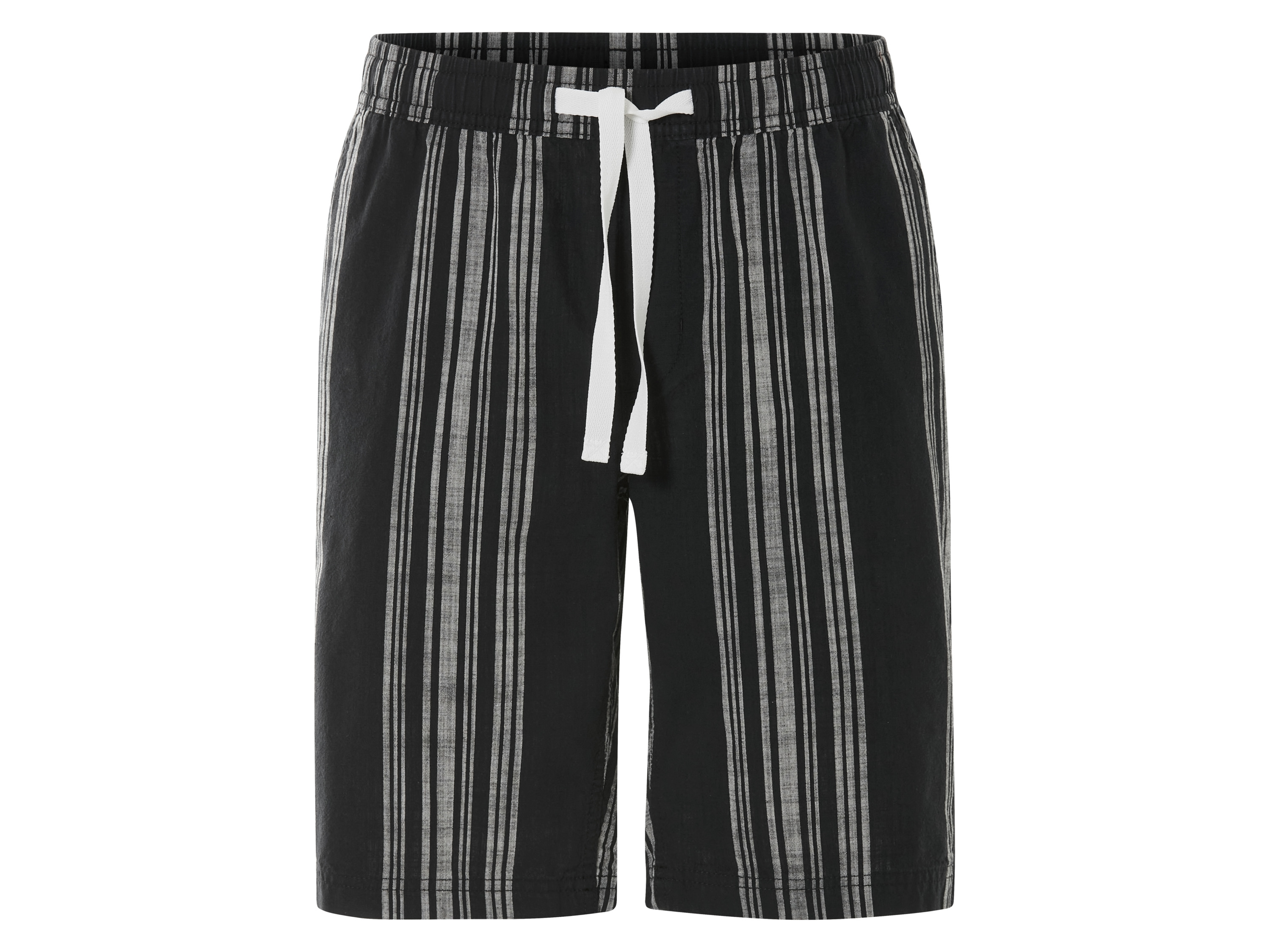 Livergy Bermudy męskie z bawełny Prążkowany, L 52/54