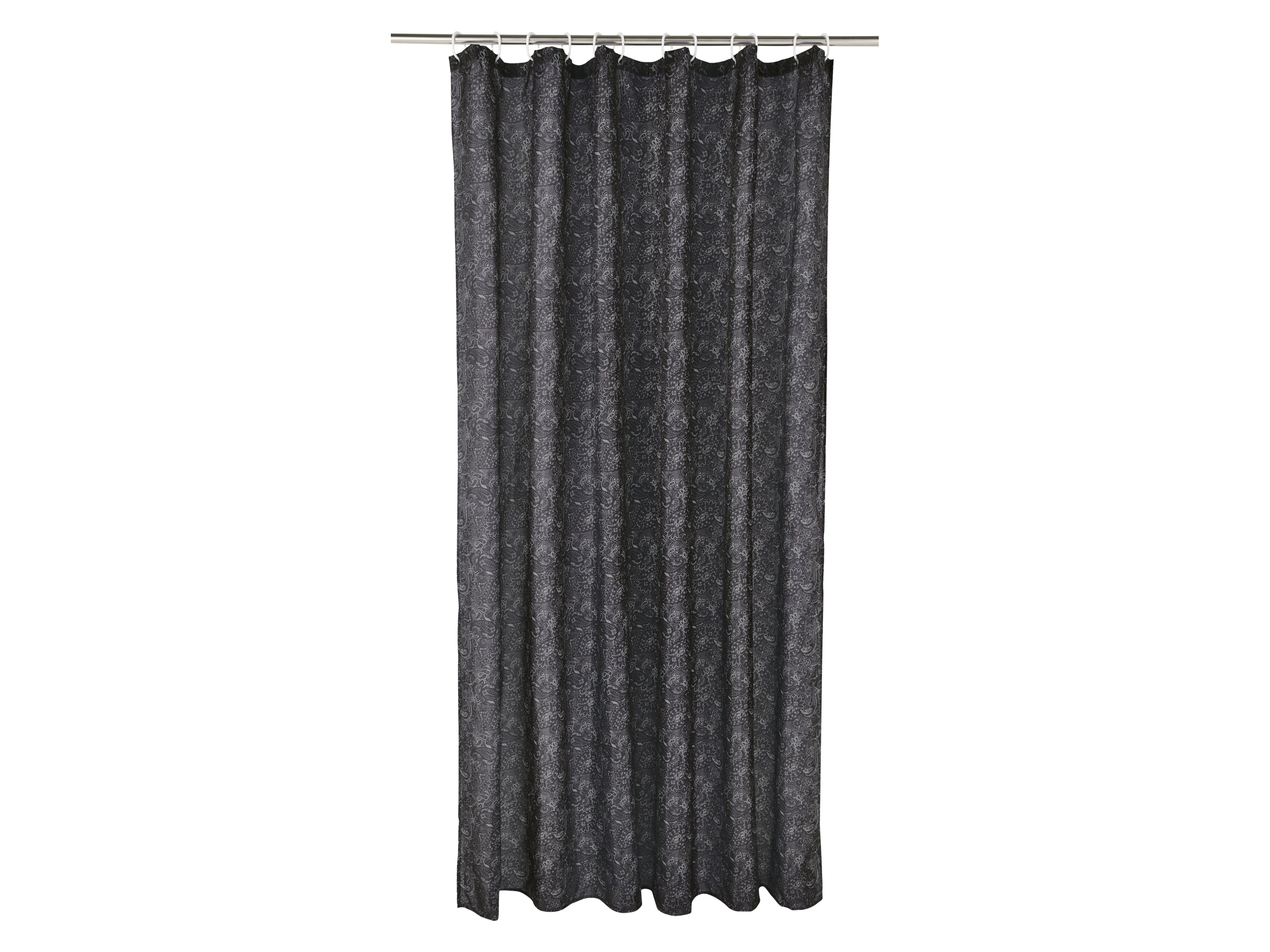 Livarno Zasłona prysznicowa, 180 x 200 cm Szary