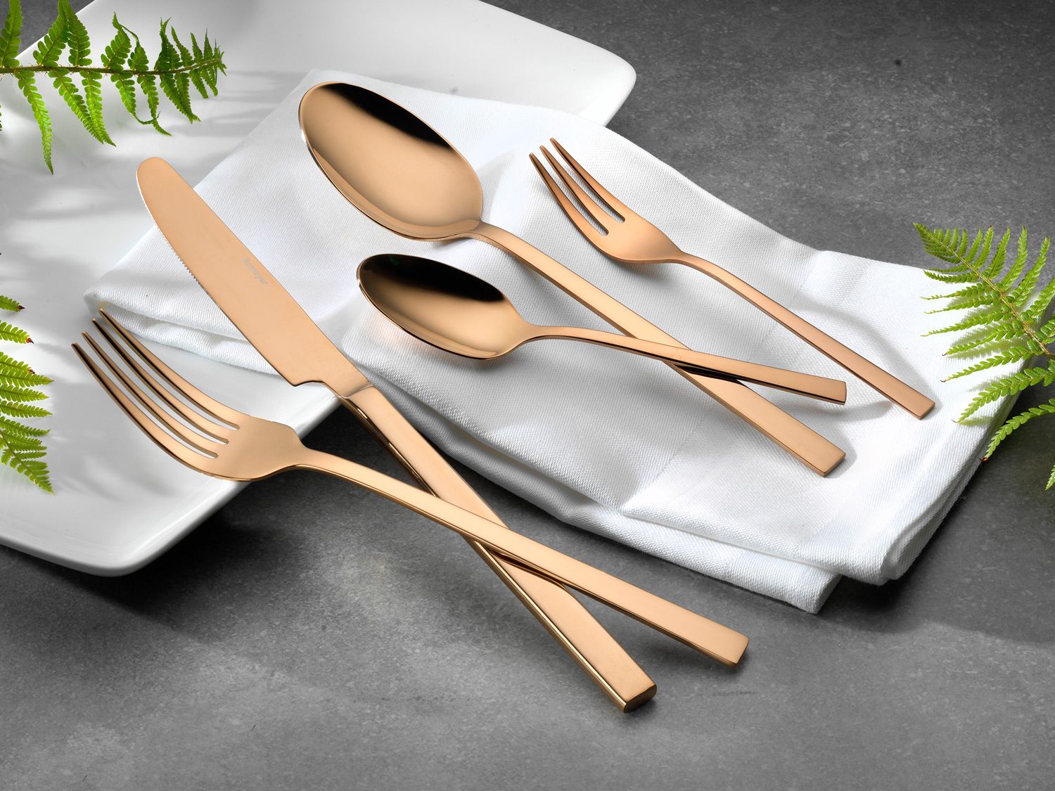 Esmeyer Komplet sztućców Melina Miedziany, 30 elementów