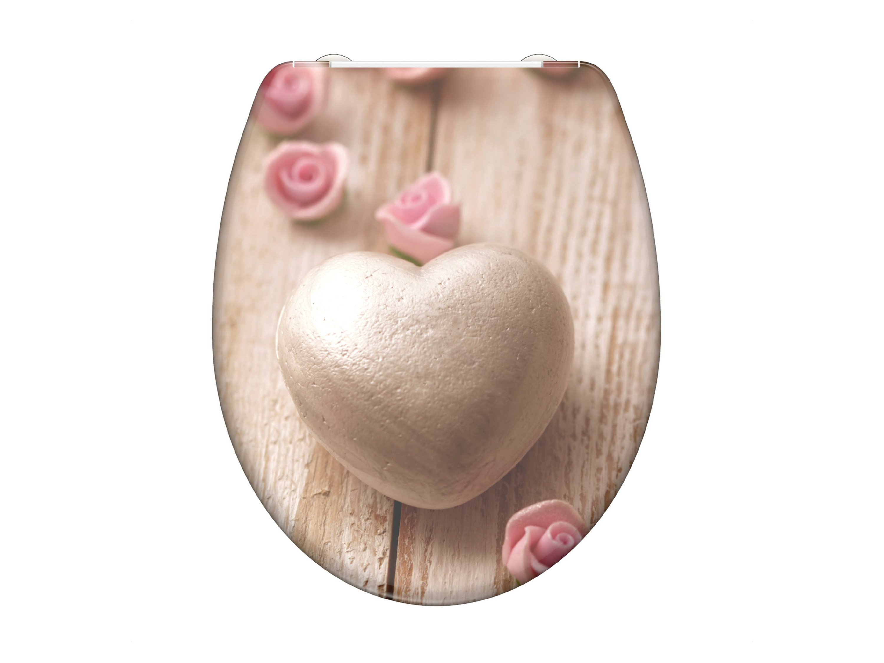 Schütte Deska sedesowa Duroplast, wolnoopadająca Romantyczny