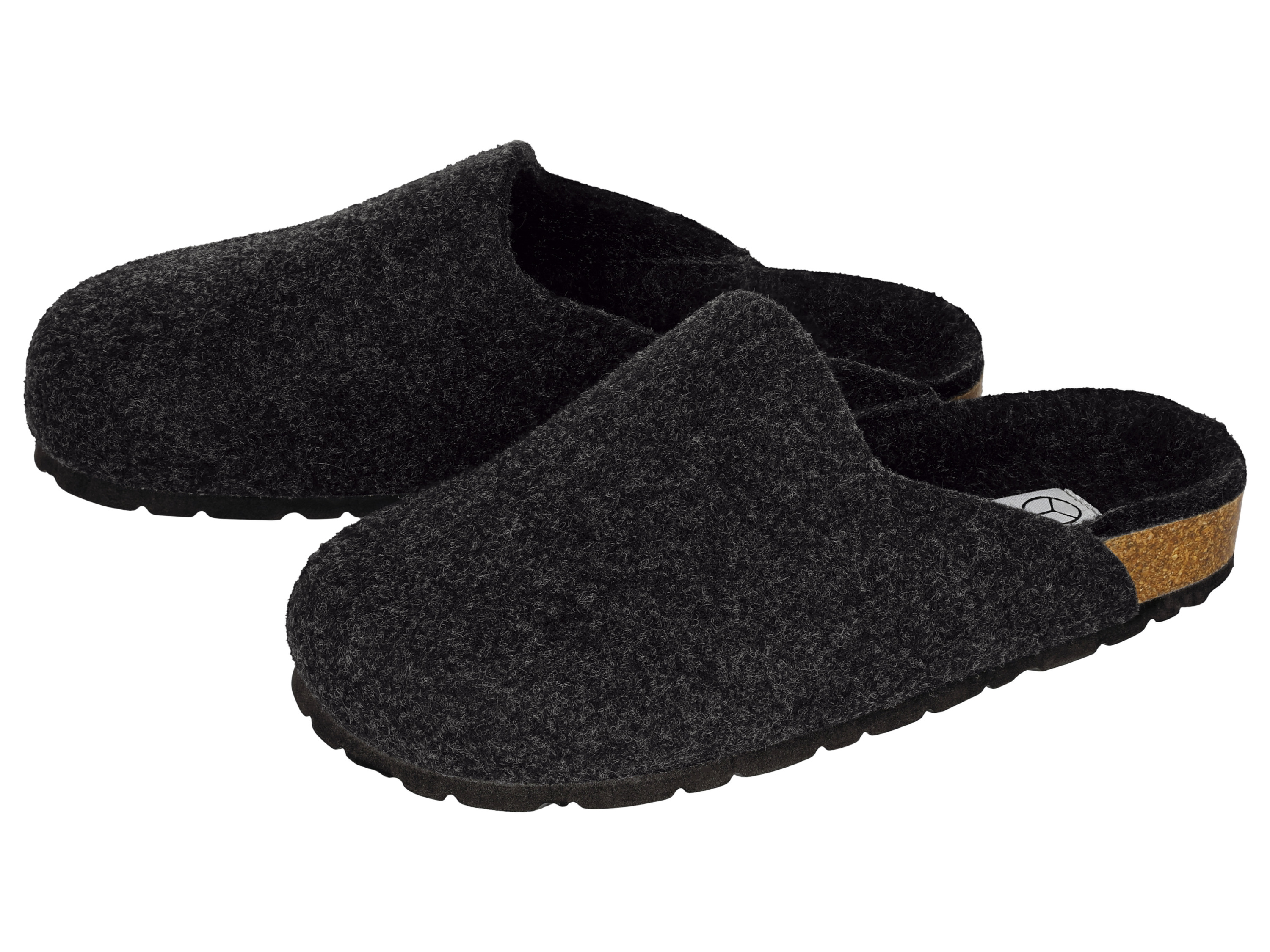 esmara Kapcie clogsy filcowe Czarny, 41